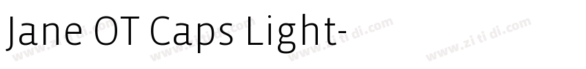 Jane OT Caps Light字体转换